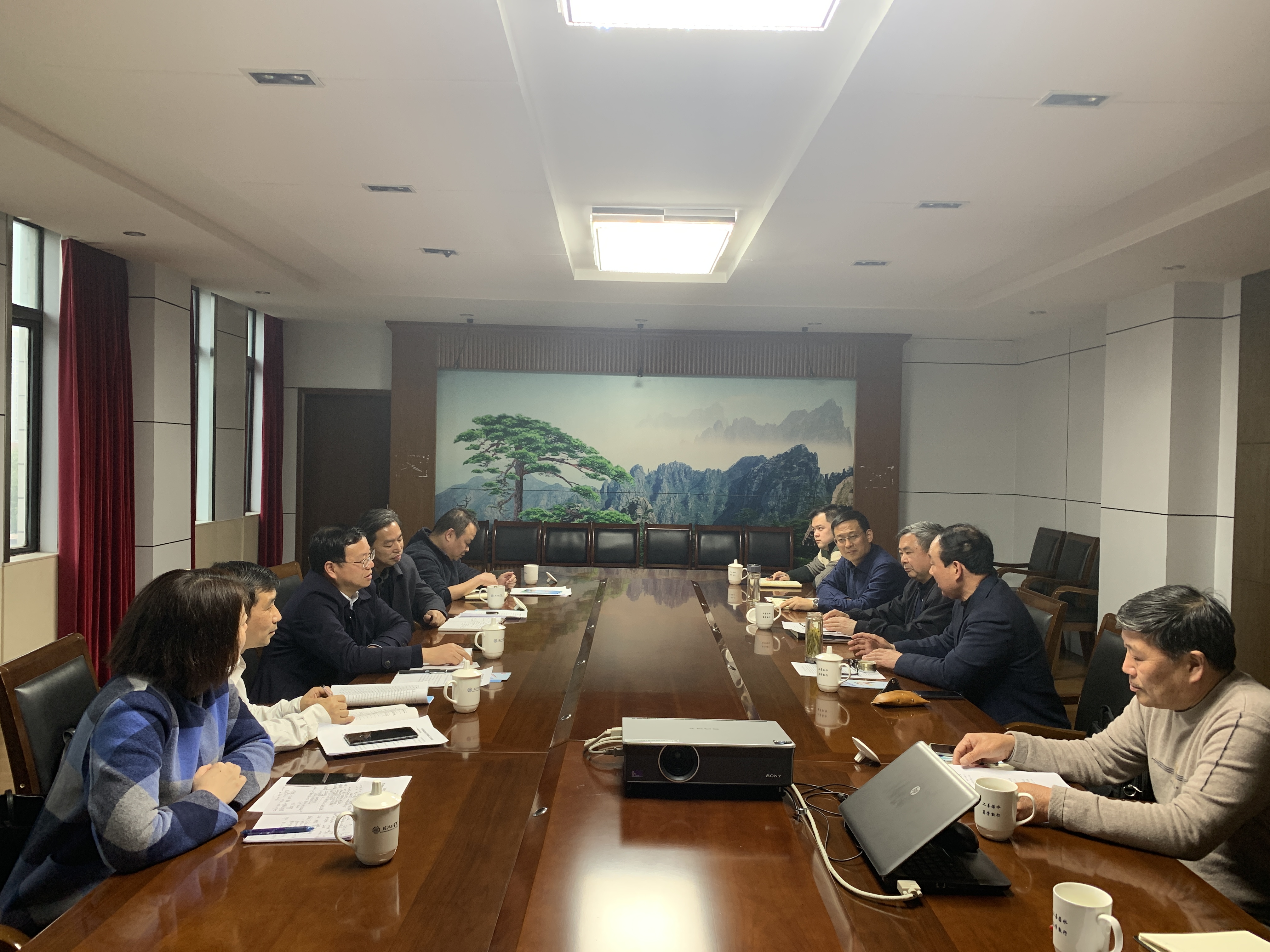 马鞍山市人力资源和社会保障局领导来米兰指导工作